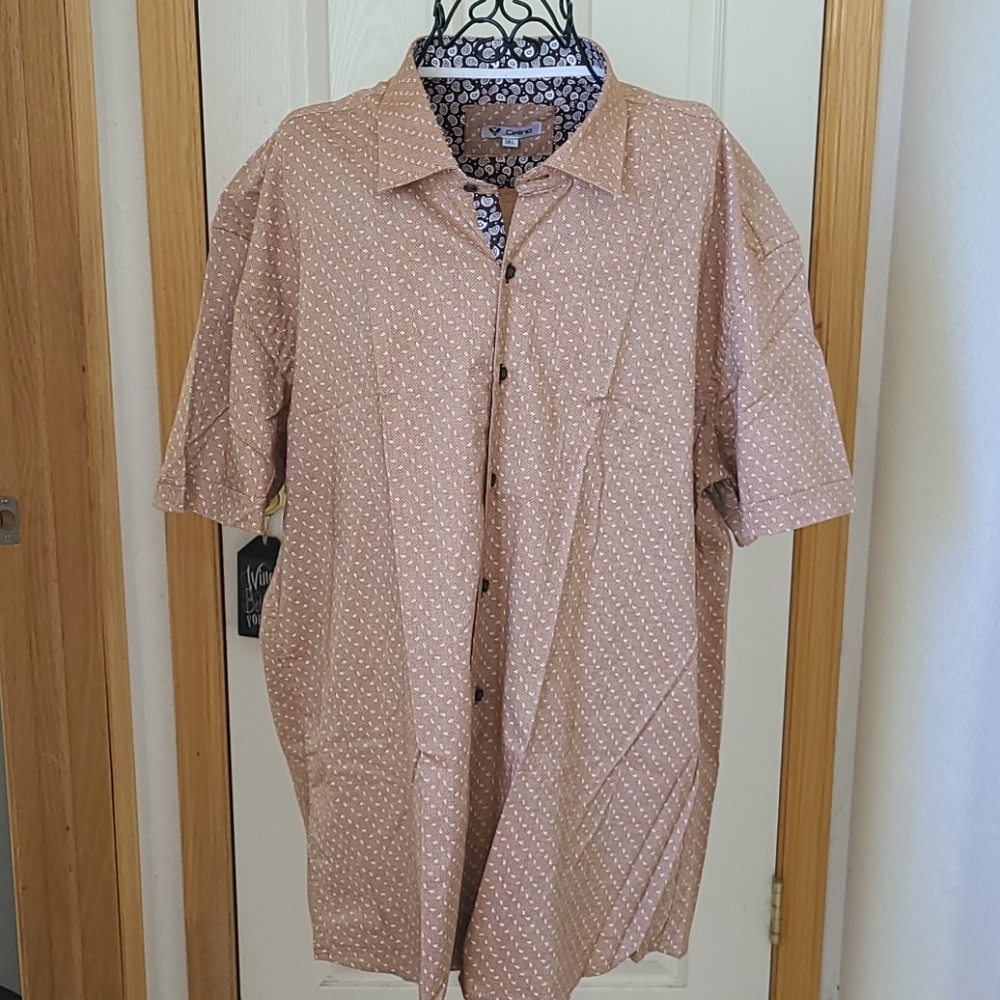 Short Sleeve Dress Shirt by Celino- NWT, xl to xxx